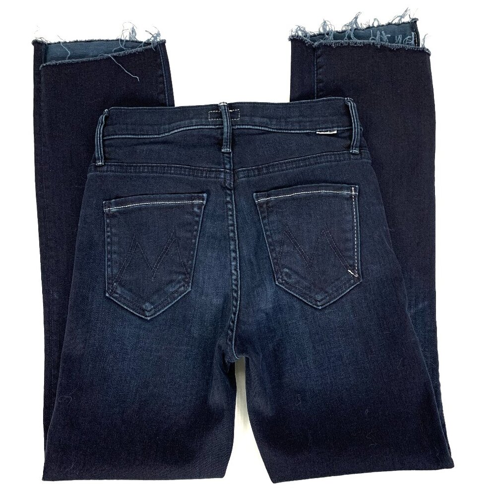 MOTHER The Insider Crop Step Fray Jeans in Night Tripper - 24